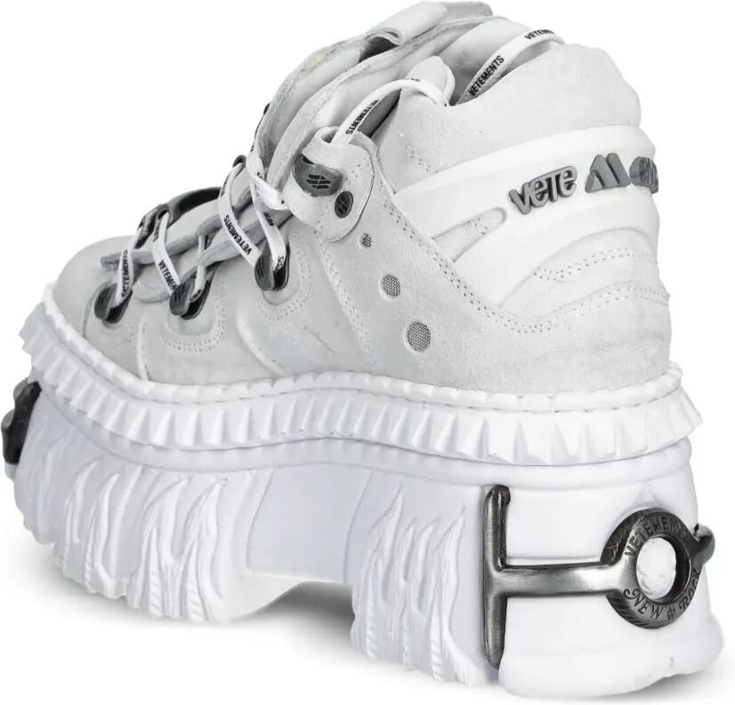 VETEMENTS x New Rock sneakers met plateauzool Wit - Foto 2
