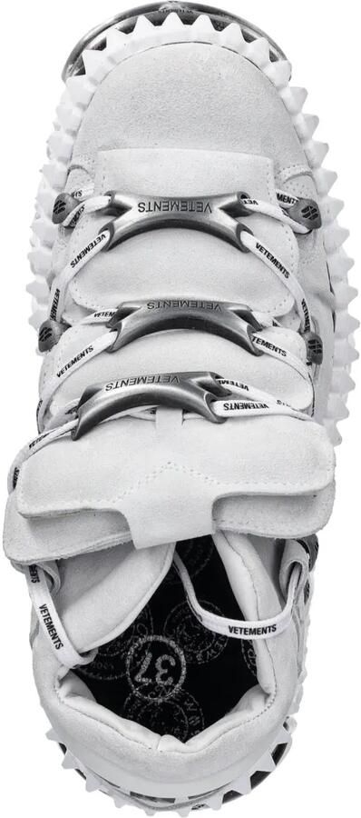 VETEMENTS x New Rock sneakers met plateauzool Wit - Foto 4