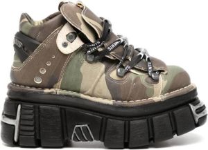 VETEMENTS x New Rock Gamer sneakers met plateauzool Groen