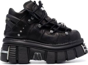 VETEMENTS x New Rock Gamer laarzen met plateauzool Zwart