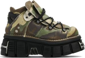 VETEMENTS New Rock sneakers met plateauzool Groen