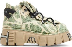 VETEMENTS x New Rock sneakers met print Groen