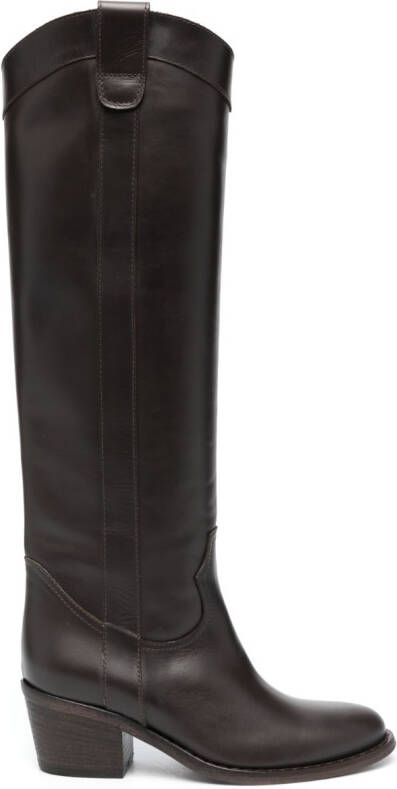 Via Roma 15 Leren laarzen Bruin - Foto 4