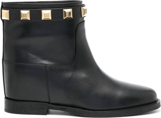 Via Roma 15 Santa Monica laarzen verfraaid met studs Zwart