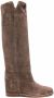 Via Roma 15 Slip-on knielaarzen Bruin - Thumbnail 1