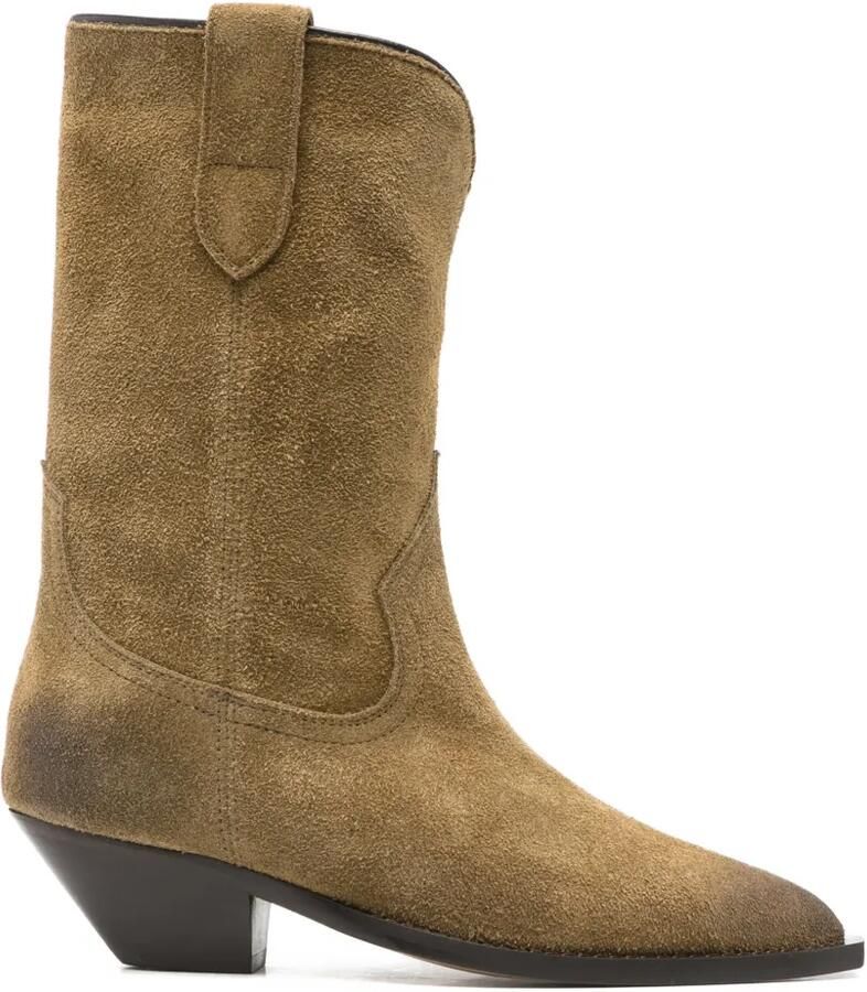 Via Roma 15 Cowboylaarzen met gerafeld effect Bruin