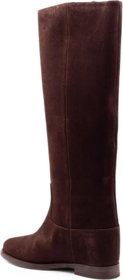 Via Roma 15 internal wedge knee-high boots Bruin - Foto 4