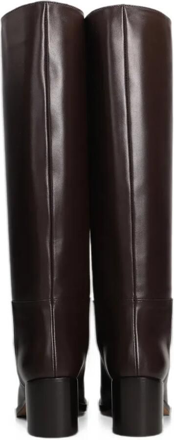 Via Roma 15 leather knee-high boots Bruin - Foto 5