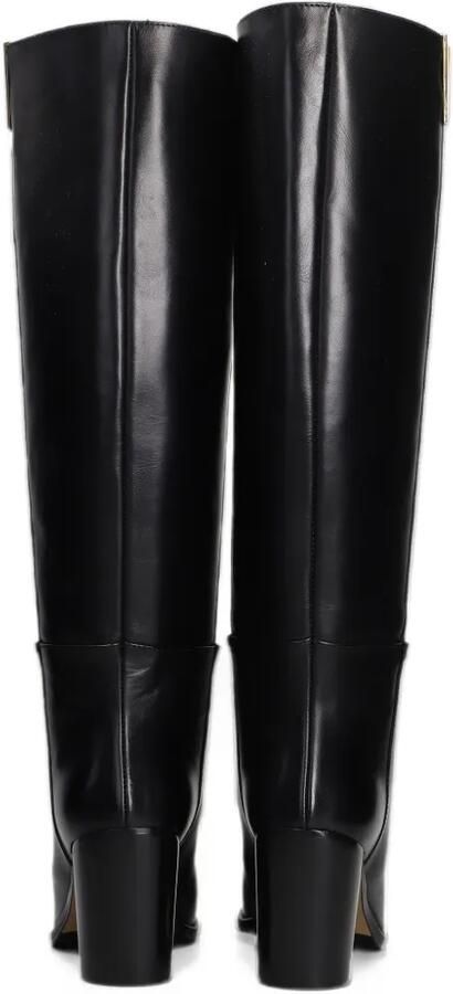 Via Roma 15 logo-plaque leather boots Zwart - Foto 5