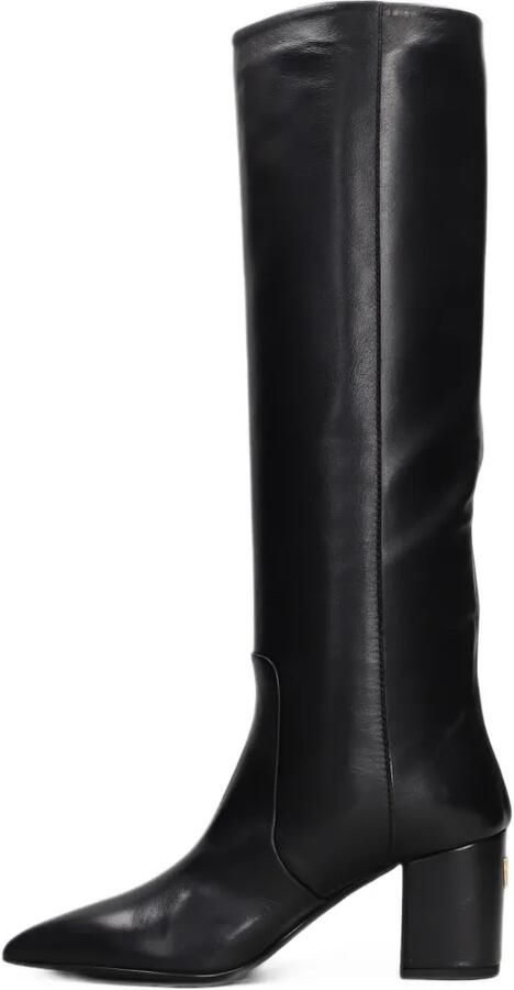 Via Roma 15 pointed-toe knee-high boots Zwart - Foto 4