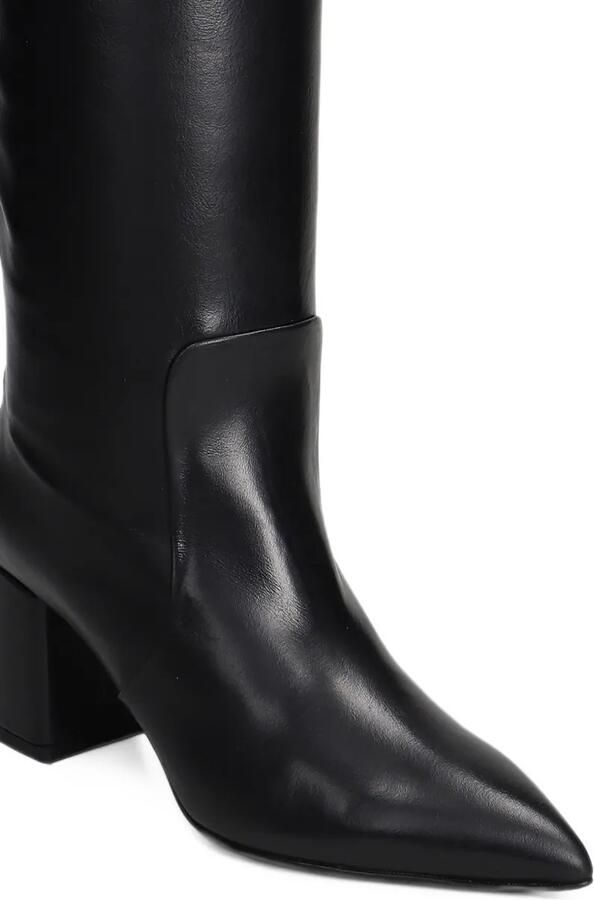 Via Roma 15 pointed-toe knee-high boots Zwart - Foto 2
