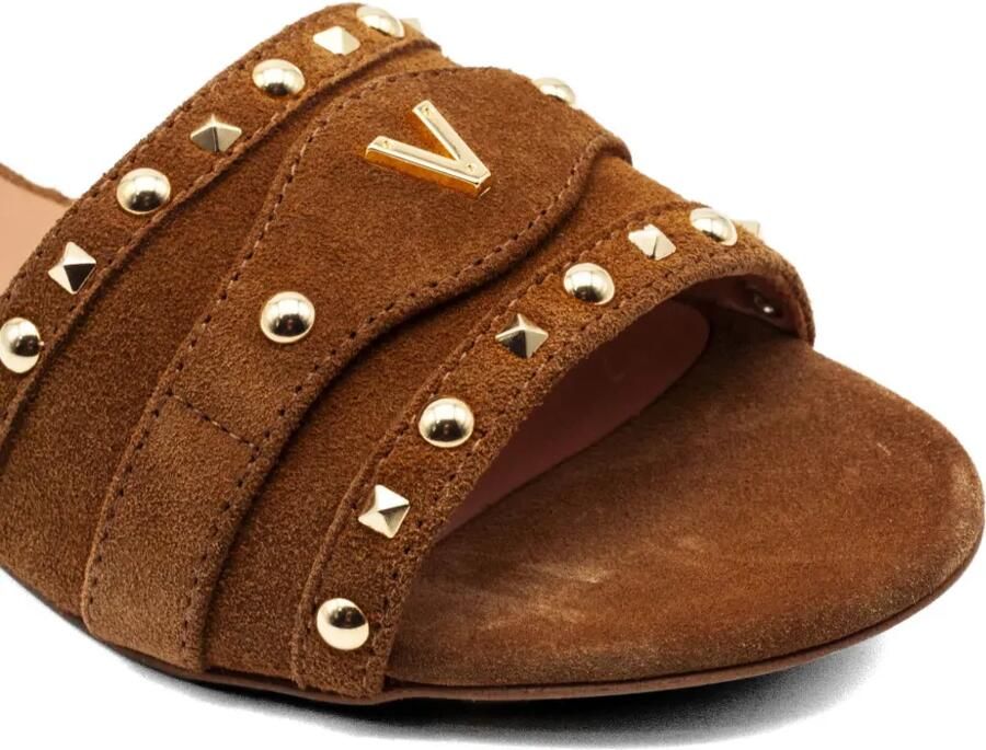 Via Roma 15 Sandalen met bandjes met studs Bruin - Foto 2
