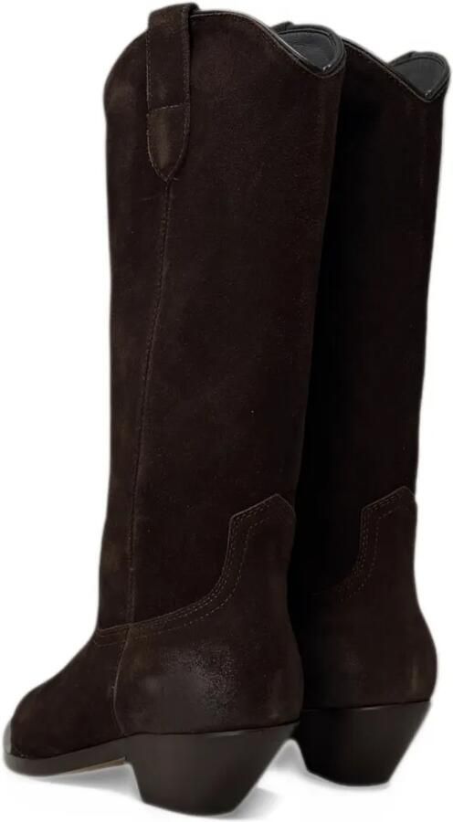 Via Roma 15 Santa Monica suede cowboy boots Bruin - Foto 4