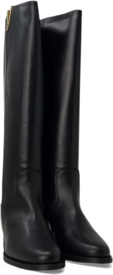 Via Roma 15 V-shaped metal-plate boots Zwart - Foto 2