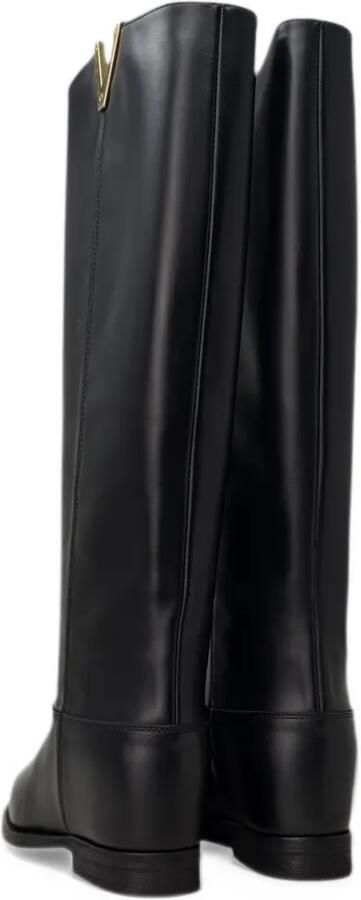 Via Roma 15 V-shaped metal-plate boots Zwart - Foto 3
