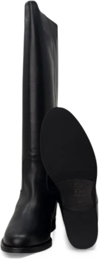 Via Roma 15 V-shaped metal-plate boots Zwart - Foto 4