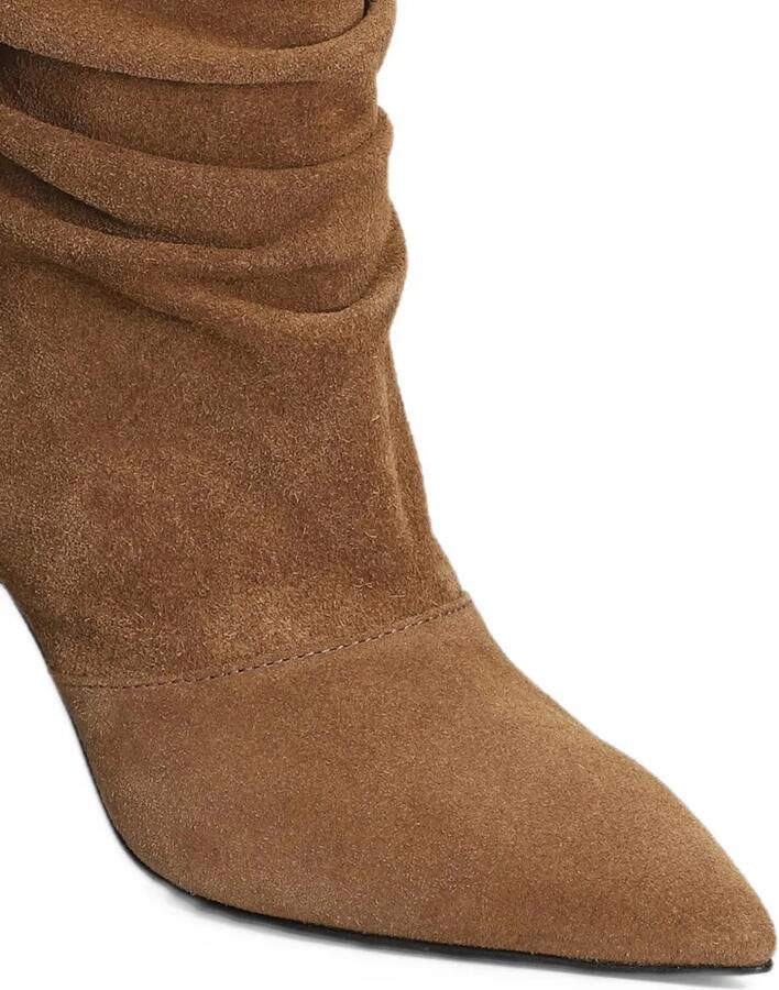 Via Roma 15 slouchy pointed-toe ankle boots Bruin - Foto 4