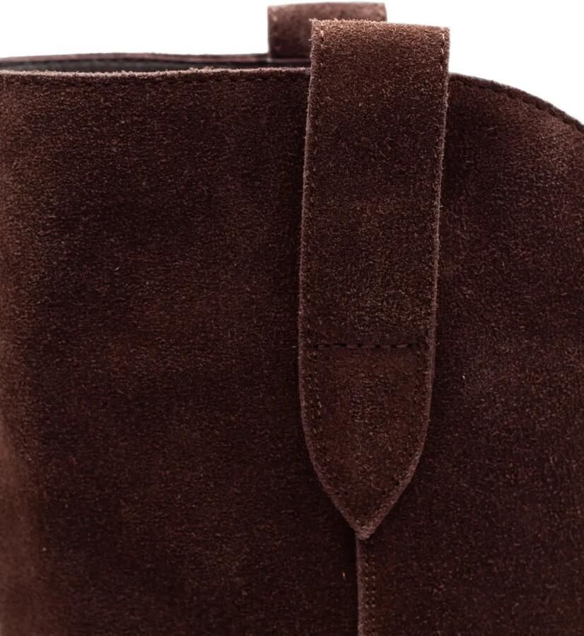 Via Roma 15 suede cowboy boots Bruin - Foto 2