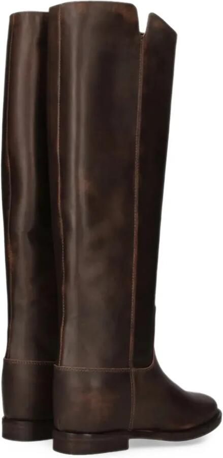 Via Roma 15 V-cut leather boots Bruin - Foto 3