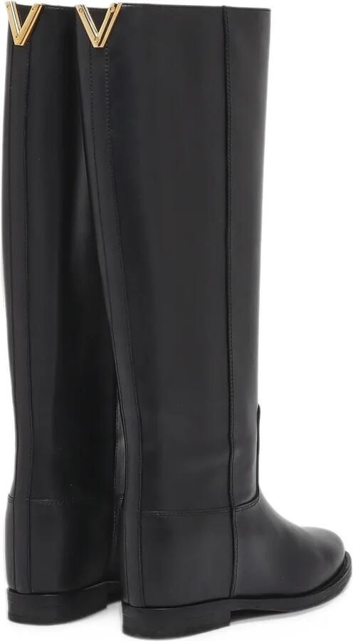Via Roma 15 V-logo knee-high boots Zwart - Foto 3