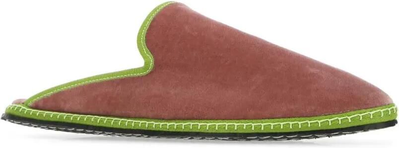 Vibi Venezia Fluwelen slippers Roze - Foto 2
