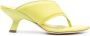 Vic Matie Loe sandalen met bewerkte hak Geel - Thumbnail 1