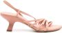 Vic Matie Slash leren sandalen Roze - Thumbnail 1