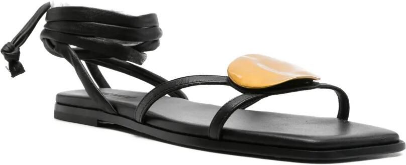 Vic Matie Baron leren sandalen met bandjes Wit - Foto 3
