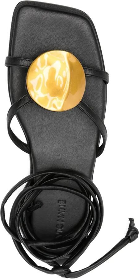 Vic Matie Baron leren sandalen met bandjes Wit - Foto 2