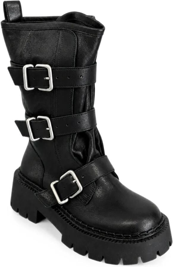 Vic Matie Biker boots met gespbandje Zwart - Foto 3