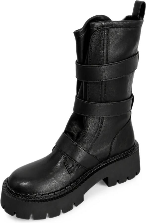 Vic Matie Biker boots met gespbandje Zwart - Foto 2