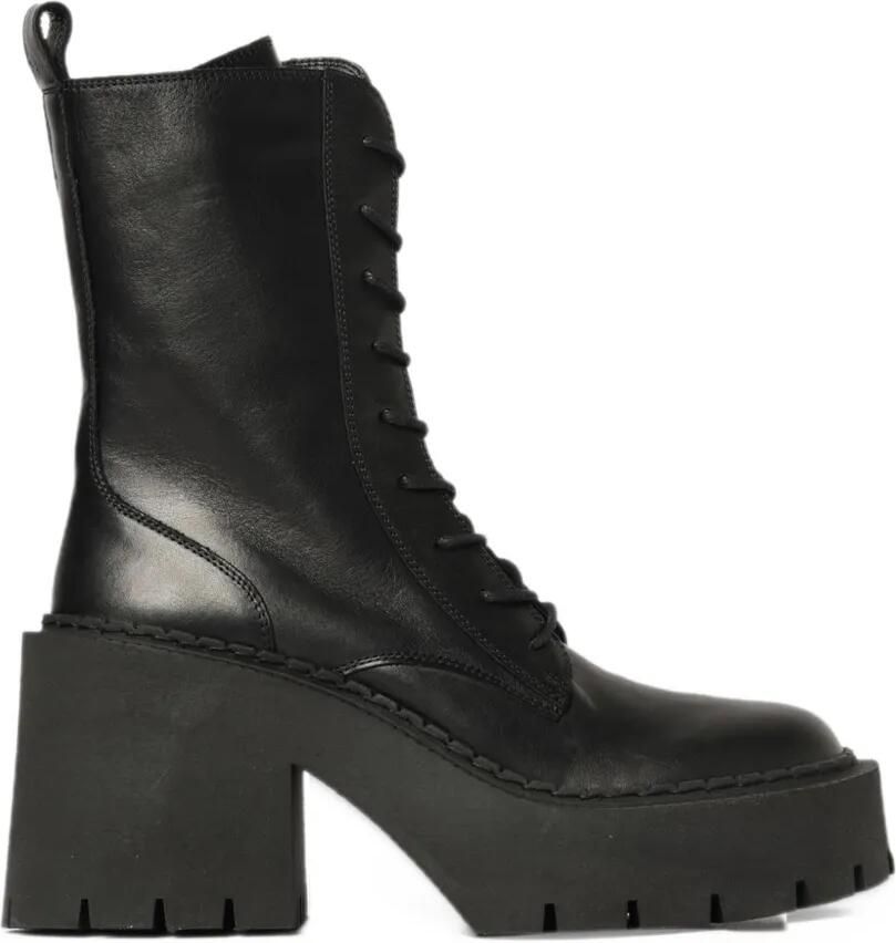 Vic Matie Bobbt lace-up platform ankle boots Zwart
