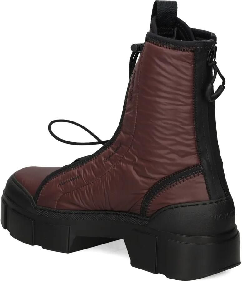Vic Matie Gewatteerde combat boots met plateauzool Bruin - Foto 3