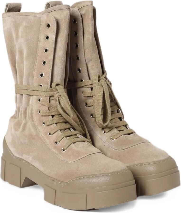 Vic Matie V14 Roccia lace-up suede boots Beige - Foto 2