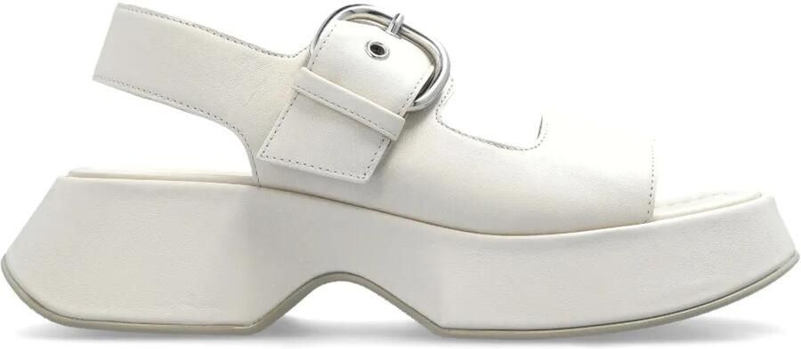 Vic Matie Leren sandalen Beige