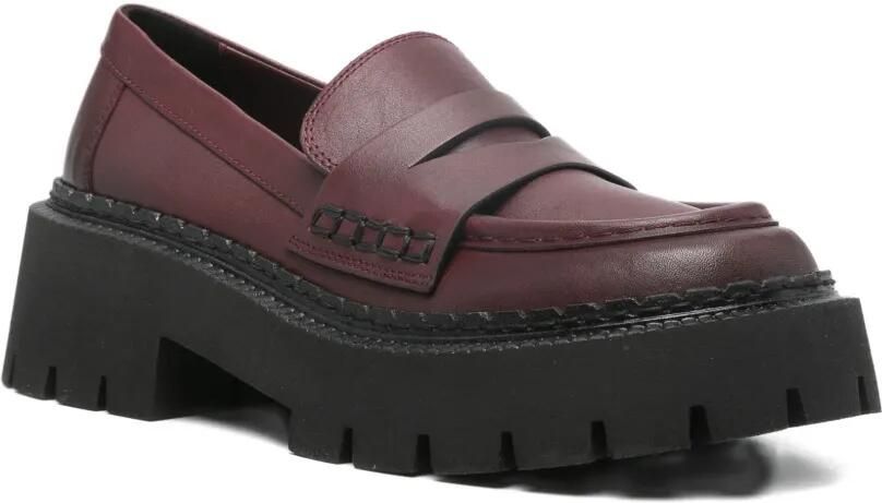Vic Matie Loafers met plateauzool Rood