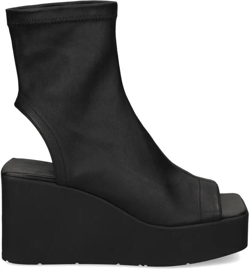Vic Matie Sandalen met sleehak Zwart