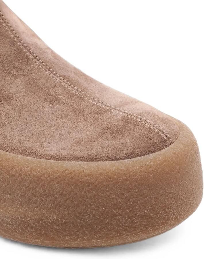 Vic Matie Stretch suède laarzen met plateauzool Beige - Foto 2