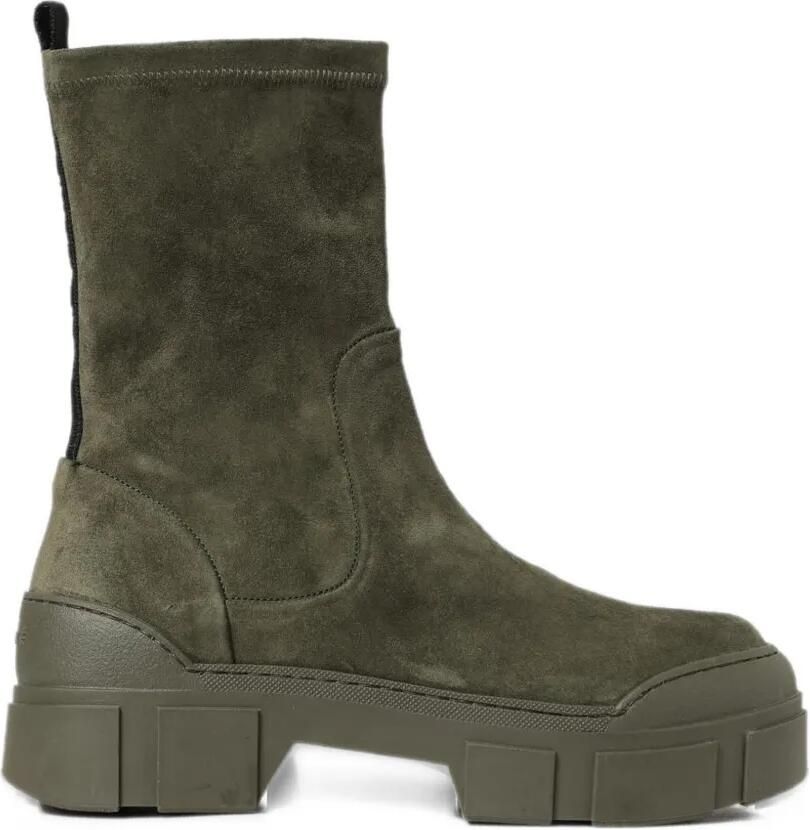 Vic Matie suede chunky-sole ankle boots Groen