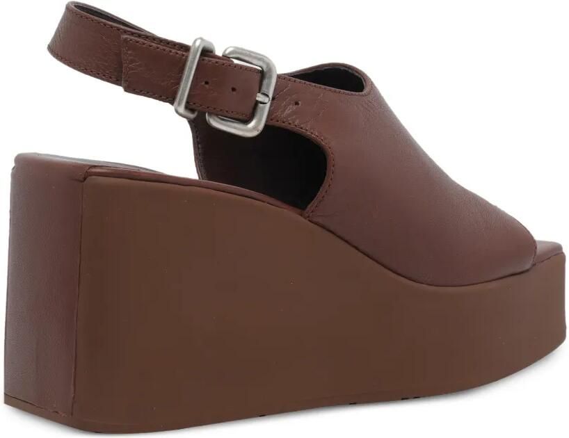 Vic Matie Travel sandalen met sleehak Bruin - Foto 2