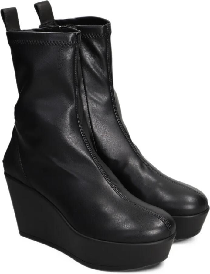 Vic Matie wedge ankle boots Zwart - Foto 4