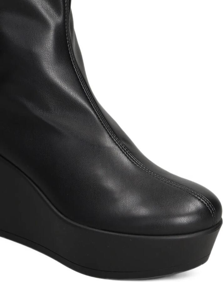 Vic Matie wedge ankle boots Zwart - Foto 3