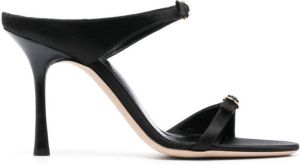 Victoria Beckham Leren laarzen Zwart