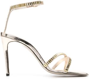 Victoria Beckham Sandalen verfraaid met kristal Goud