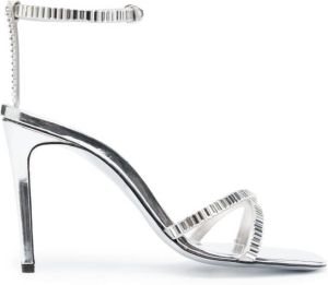 Victoria Beckham Sandalen verfraaid met stras Zilver