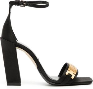 Victoria Beckham Satijnen pumps Zwart