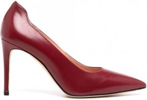 Victoria Beckham Leren pumps Rood