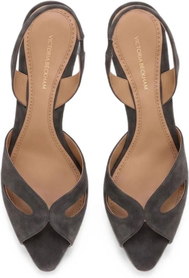 Victoria Beckham Harlow Mask sandalen met hak Grijs - Foto 2