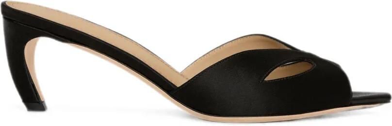 Victoria Beckham Harlow Mask sandalen met uitgesneden details Zwart