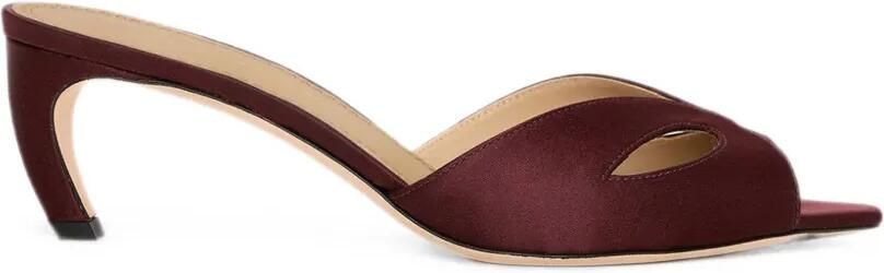 Victoria Beckham Harlow Mask sandalen Rood